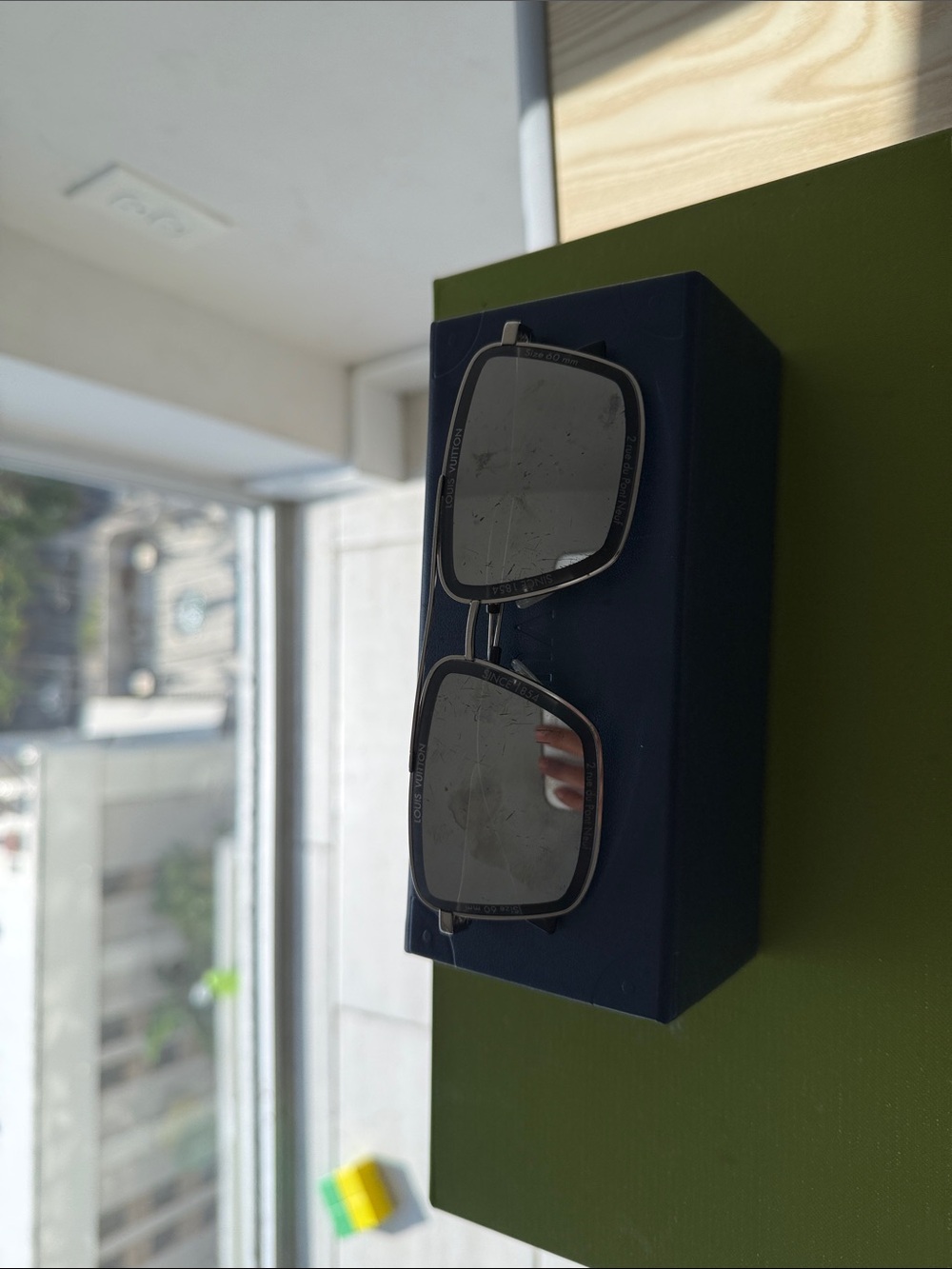 Square Metal Frame Sunglasses in Silver
